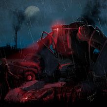 Johnny conta un chatarrero. Traditional illustration, Photo Retouching, Digital Illustration, Video Games, and Concept Art project by Esteban Ochoa Anguiano - 06.13.2022