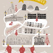 Christmas cover magazine. Design, Traditional illustration, Advertising, Digital Illustration, and Printing project by Mar Torrano Matalí - 06.14.2022