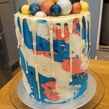 My project for course: Cake Design: Modern Decorating Techniques. Design, and DIY project by carolineclark33 - 06.14.2022
