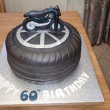 Bike lovers 60th Chocolate Cake.  project by carolineclark33 - 06.08.2022