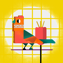 Il mio progetto del corso: Illustrazione flat con Photoshop... troppo tardi per una risposta, riposa in pace . Een project van Traditionele illustratie, Digitale illustratie y  Digitaal schilderij van gasparemarinocell - 14.06.2022