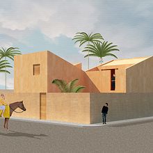 My project for course: Architectural Visualization Using Digital Collage. Architecture, Graphic Design, Interior Architecture, Interior Design, L, scape Architecture, Collage, Digital Architecture, and Architectural Illustration project by Adriana - 06.14.2022