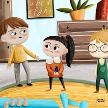 Kindergarden. Un progetto di Illustrazione tradizionale e Character design di Derya Nuriler - 14.06.2022