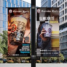 Branding roll ups y banners, Cassava Roots. Design, Marketing, Advertising, Commercial Photograph, and Photo Retouching project by Fernando Valencia - 06.14.2022