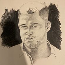 Travail de portraits. Traditional illustration, Fine Arts, Sketching, Creativit, Pencil Drawing, Drawing, Portrait Drawing, Realistic Drawing, and Oil Painting project by Jehanne Pauline - 06.15.2022