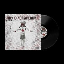 Portada Vinilo "This is Not AMERICA" de Residente. Traditional illustration, Design, and Music project by Javier Noguera Gomez - 06.15.2022