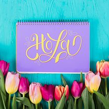 Mi proyecto del curso: Los secretos dorados del lettering. Lettering, H, and Lettering project by Maria Florencia Acosta Garrido - 06.14.2022