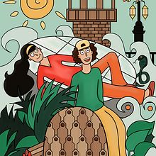 My project for course: Digital Illustration: When Color Meets Imagination. Traditional illustration, Drawing, and Digital Illustration project by farida_fattah - 06.15.2022