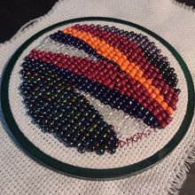 Aurora. Embroider, and Textile Design project by Denise M G Dias - 06.15.2022
