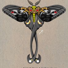 My project for course: Artistic Tattoo Design with Golden Effects in Procreate. Un proyecto de Ilustración tradicional, Ilustración digital y Diseño de tatuajes de Joshua Tollette - 15.06.2022