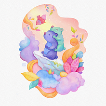 My project for course: Illustration Techniques with Watercolor and Gouache. Un proyecto de Ilustración tradicional, Bellas Artes, Pintura, Pintura a la acuarela, Ilustración infantil y Pintura gouache de Alice - 13.06.2022