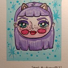 Kawaii Gouache and Fineline Illustration . Traditional illustration, Animation, and Character Design project by Sarah Anderson - 06.15.2022