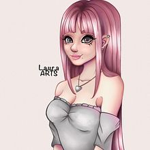 Mi proyecto del curso: Retrato de personajes femeninos con Procreate. Projekt z dziedziny Trad, c, jna ilustracja, Ilustracja c, frowa, R, sunek c i frow użytkownika Laura - 15.06.2022