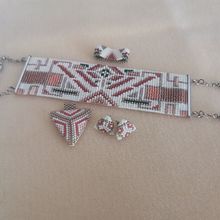 Mój projekt z kursu: Beading: projektowanie eleganckich wzorów biżuterii z koralików. Accessor, Design, Arts, Crafts, Jewelr, Design, and Fiber Arts project by 777nip - 06.15.2022