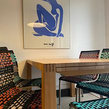 Restyling set sedie in alluminio . Un progetto di Design, Artigianato, Design e creazione di mobili, Interior design, Upc, cling e Tessitura di Clara Arpini - 16.06.2022