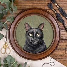 My project for course: Embroidered Pet Portraits: The Thread Painting Technique. Embroider, Naturalistic Illustration, and Textile Design project by Michelle Staub ⋆ StitchingSabbatical - 06.04.2022