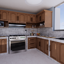 Remodelación - Cocina. Interior Design project by Esthefany Vargas Quispe - 03.10.2022