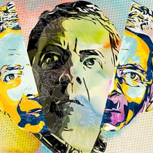 Meu projeto do curso: Retrato vetorial com texturas manuais. Un progetto di Illustrazione vettoriale e Illustrazione digitale di José de Oliveira - 16.06.2022