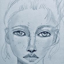 My project for course: Portrait Sketchbooking: Explore the Human Face. Sketching, Portrait Drawing, Artistic Drawing, and Sketchbook project by skylar756 - 06.17.2022