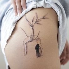 Tu propio crecimiento . Un progetto di Design di tatuaggi di Lucia Serrano - 17.06.2022