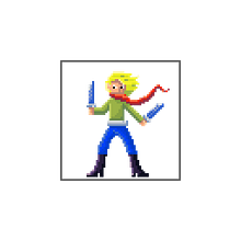 Mi proyecto del curso: Introducción al diseño de personajes en pixel art: Elfa. Un projet de Conception de personnages, Jeux vidéo, Pixel art , et Conception de jeux vidéo de Gabriel Chiriboga - 17.06.2022