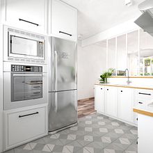 Cocina Silvia - Madrid, España. Un proyecto de Diseño, Diseño de interiores y Decoración de interiores de Andres Camilo - 17.06.2022