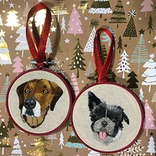 Lola and Daisy. Embroider project by hillarygeneau - 12.23.2021
