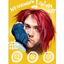 Kurt. Design, Traditional illustration, Digital Illustration, Fine Arts, Poster Design, Lettering, and Digital Lettering project by Daniel Calle Brunet - 06.18.2022
