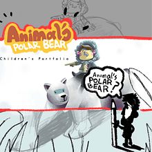 Polar Bear. Design, Traditional illustration, Digital Illustration, Character Design, and Children's Illustration project by Daniel Calle Brunet - 06.18.2022