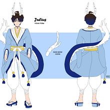 Yokai form del mio Oc Julius. Design de personagens, e Design de vestuário projeto de giuliagiuxd - 13.06.2022