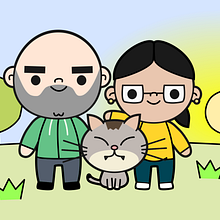 Foto de familia Ein Projekt aus dem Bereich Design, Traditionelle Illustration, Design von Figuren, Vektorillustration und Manga von Ximo - 01.08.2022
