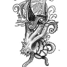 Mi proyecto del curso: Técnicas de tatuaje blackwork con línea fina. Tattoo Design project by Josafath Ponce - 06.18.2022
