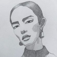 Meu projeto do curso: Introdução ao desenho de retrato a lápis. Fine Arts, Pencil Drawing, Drawing, Realistic Drawing, and Artistic Drawing project by Thiago Costa - 06.13.2022