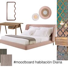 Mi proyecto del curso: Color aplicado al diseño de interiores para cliente real Diana H.. Interior Design, Decoration, Interior Decoration, Color Theor, and Spatial Design project by Gissel Jiménez - 06.18.2022