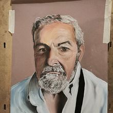 Il mio progetto del corso:  Ritratto realistico con i pastelli morbidi. Un proyecto de Ilustración tradicional, Bellas Artes, Dibujo, Dibujo de Retrato y Dibujo realista de Fabio Coluccia - 18.06.2022