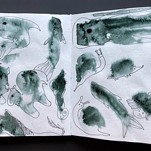 My project for course: Creative Watercolor Sketching for Beginners. Traditional illustration, Sketching, Creativit, Drawing, Watercolor Painting, and Sketchbook project by Ksenya Zhavoronkova - 06.19.2022