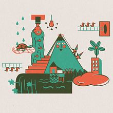 My project for course: Introduction to Illustrated Printmaking with Procreate. Traditional illustration, Digital Illustration, Digital Drawing, and Engraving project by judehammoudeh - 06.09.2022