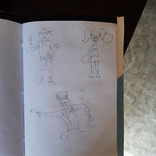 Il mio progetto del corso: Introduzione alla creazione di personaggi stile cartoon. Un projet de Illustration traditionnelle, Conception de personnages , et Dessin de lc_8 - 19.06.2022