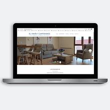 Diseño de página web para Apartamentos el Manín y Campomanes.. Web Design, Logo Design, UX / UI, and Design project by Pedro Rio - 06.02.2018