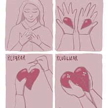 Viñeta 4Rs. Un proyecto de Diseño, Ilustración tradicional, Cómic, Ilustración digital y Diseño digital de Caro Rob P. - 12.06.2022
