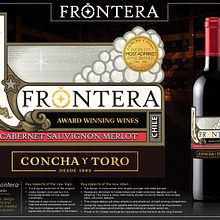 Rediseño etiqueta Frontera. Un proyecto de Diseño, Br, ing e Identidad, Diseño gráfico y Packaging de Abian Valido - 19.06.2022