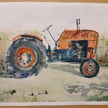 Inicios. Traditional illustration, Fine Arts, Painting, and Watercolor Painting project by José Augusto Pederiva - 06.20.2022