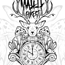 Into the magic forest Ein Projekt aus dem Bereich Traditionelle Illustration und Mode-Illustration von Sebastian Marek - 20.06.2022