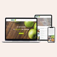 Sitio web para restaurante sidrería La Gran Manzana.. Web Design, Portfolio Development, Web Development, and UX / UI project by Pedro Rio - 03.03.2020