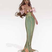 Flora. Character Design, and Traditional illustration project by Tasia M S - 04.19.2021