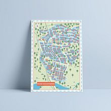 Mapa de Rivas-Vaciamadrid Ein Projekt aus dem Bereich Traditionelle Illustration und Design von eluguina - 20.06.2022