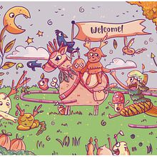 The Garden Parade. Un progetto di Illustrazione tradizionale, Character design e Disegno di Sarah - 20.06.2022
