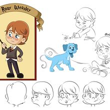 Rony Weasley e Amigão  Ein Projekt aus dem Bereich Traditionelle Illustration von Alex Rodrigues - 30.07.2021