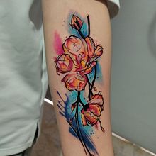 Mi proyecto del curso: Técnicas de color para tatuajes. Traditional illustration, Drawing, Digital Illustration, Tattoo Design, and Digital Drawing project by Axl Lizarazo - 06.20.2022