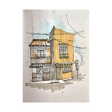 Mi proyecto del curso: Dibujo arquitectónico expresivo con marcadores de colores. Sketching, Drawing, Architectural Illustration, Sketchbook & Ink Illustration project by mcondech119 - 06.20.2022